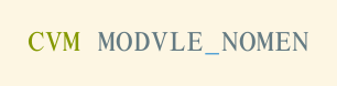 Module declaration