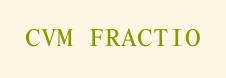 CVM FRACTIO