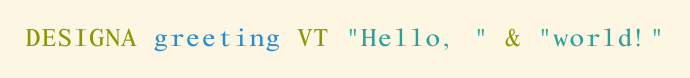String concatenation