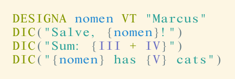 String interpolation