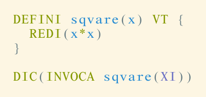 Function definition