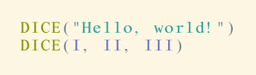 DICE