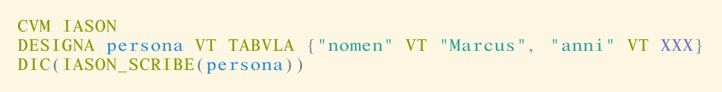 IASON_SCRIBE example